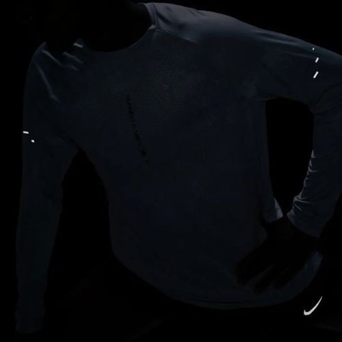 Men's running longsleeve Nike Stride Dri-Fit ADV light smoke grey