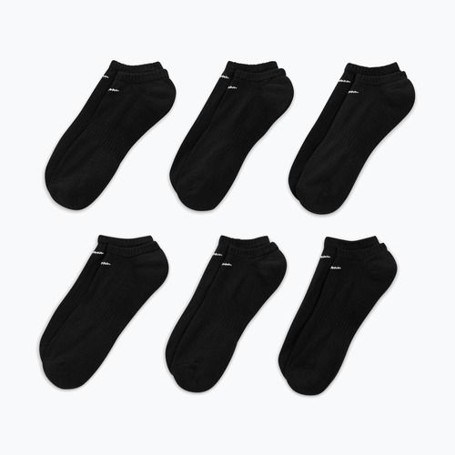 Socks Nike Everyday Cushioned No-Show 6 pairs black/white