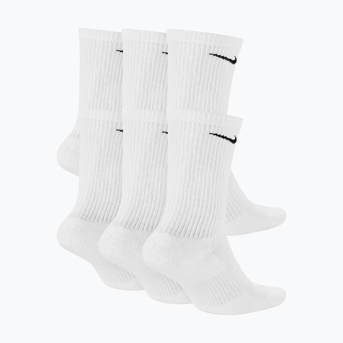 Men's socks Nike Everyday Plus Cushioned Crew 6 pairs white/black
