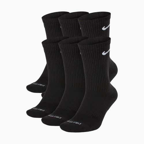 Men's socks Nike Everyday Plus Cushioned Crew 6 pairs black/white