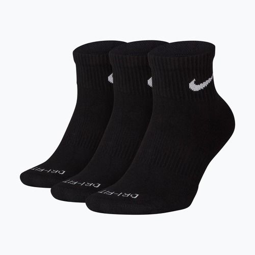 Socks Nike Everyday Plus Cushioned Ankle 3 pairs black/white
