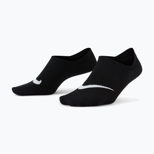 Women's socks Nike Everyday Plus Lightweight Footie 3 pairs black/white