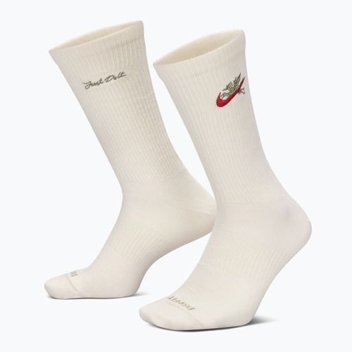 Socks Nike Everyday Plus Crew 3 pairs sail/neutral olive/team crimson