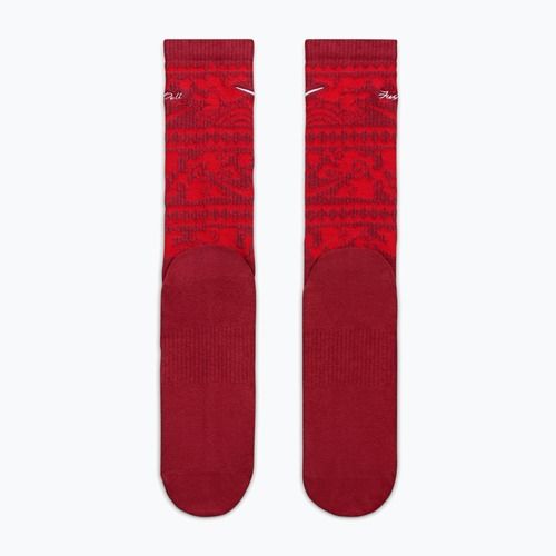 Socks Nike Everyday Plus Cushioned Crew team crimson/metallic silver