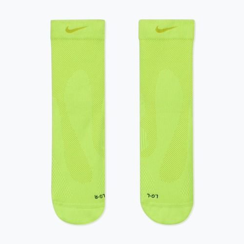 Socks Nike Running Lightweight Micro Crew volt/bright cactus/black/bright cactus