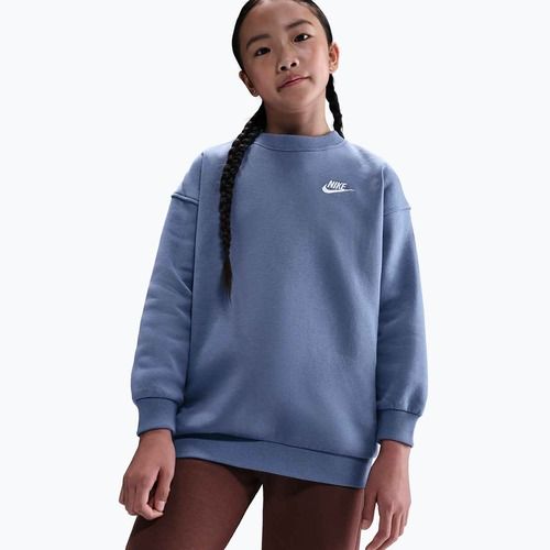 Children's sweatshirt Nike Sportswear Club Fleece world indigo/white