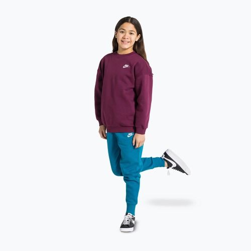Children's sweatshirt Nike Sportswear Club Fleece bordeaux/white