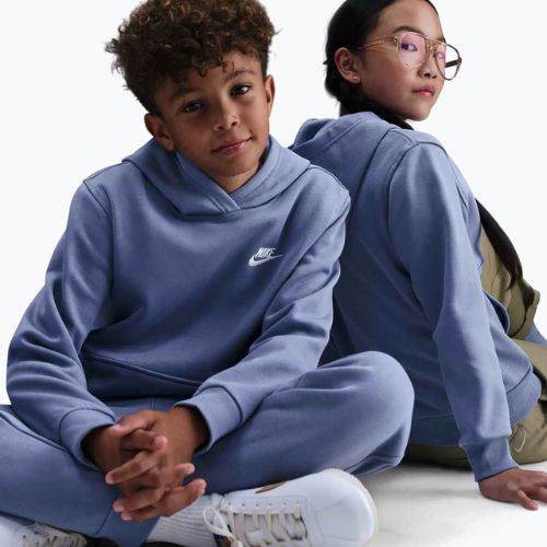 Children's sweatshirt Nike Sportswear Club Fleece world indigo/white