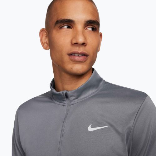 Men's running sweatshirt Nike Pacer Dri-Fit 1/2 Zip smoke grey
