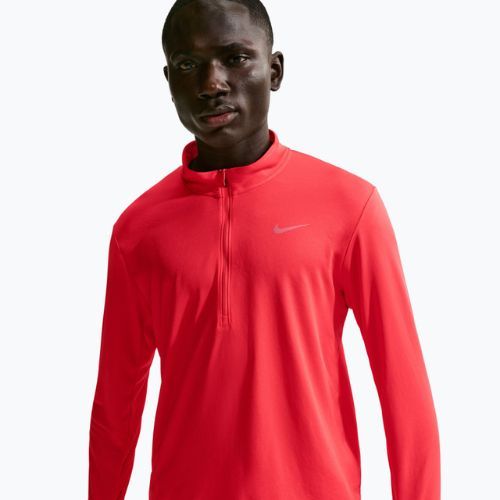 Men's running sweatshirt Nike Pacer Dri-Fit 1/2 Zip light crimson
