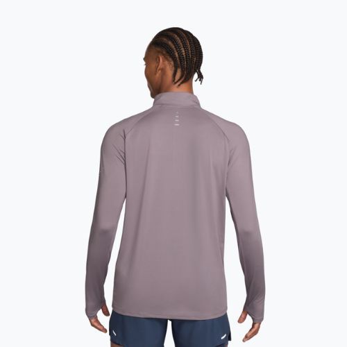 Men's running sweatshirt Nike Stride 1/4 Zip Dri-Fit light violet ore