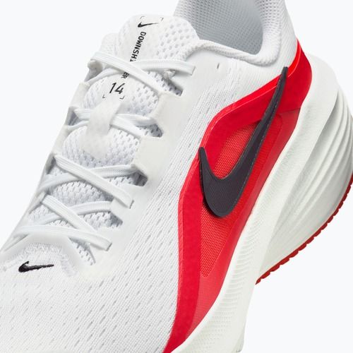 Men's running shoes Nike Downshifter 14 white/summit white/bright crimson/black
