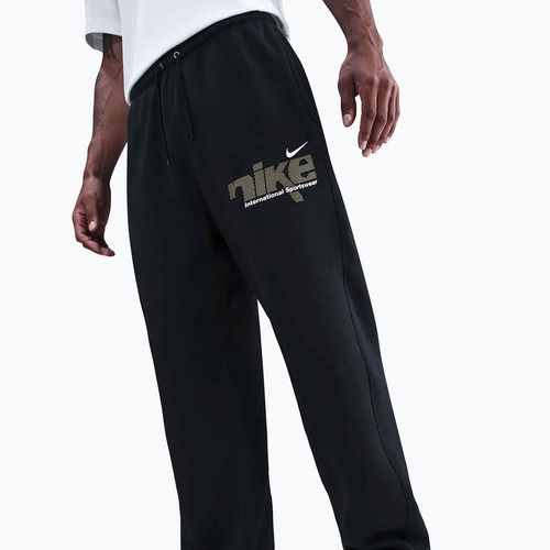 Men's trousers Nike Sportswear Club Bungee black/metallic gold