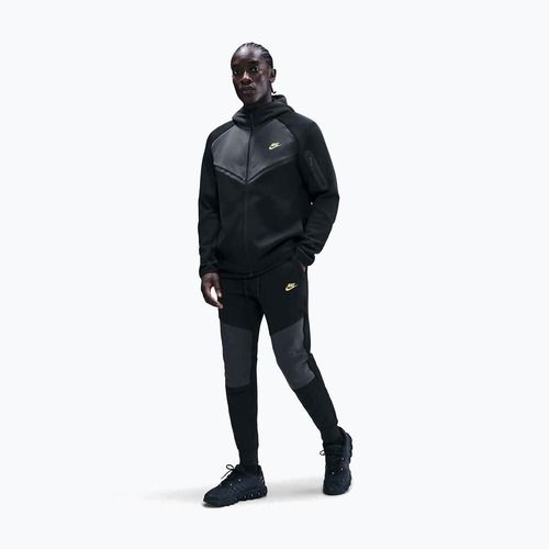Men's trousers Nike Tech Joggers black/dark smoke grey/metallic gold