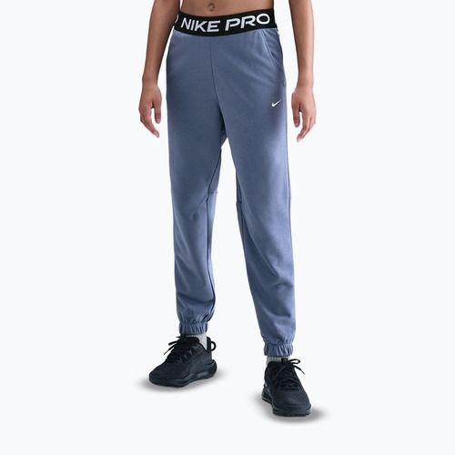 Children's trousers Nike Pro Fleece Dri-Fit world indigo/world indigo/black/white