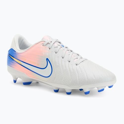 Men's football boots Nike United Tiempo Legend 10 Academy FG/MG vast grey/racer blue