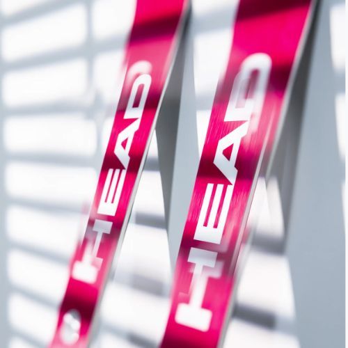 Alpine skis HEAD WC Rebels e-Race Pro RP WCR 14 + bindings Freeflex 14 GW 75 Years pink