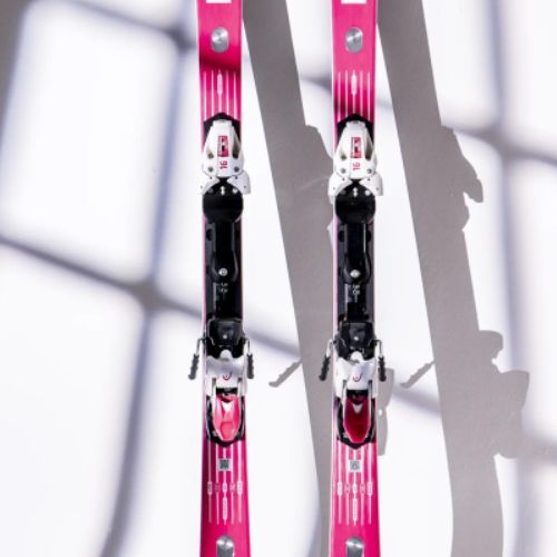 Alpine skis HEAD WC Rebels e-Race Pro RP WCR 14 + bindings Freeflex 14 GW 75 Years pink