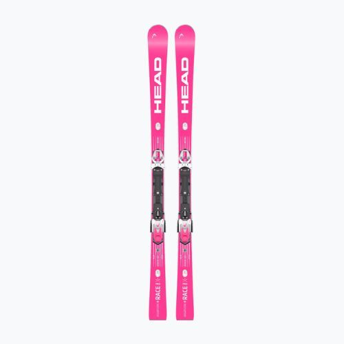 Alpine skis HEAD WC Rebels e-Race Pro RP WCR 14 + bindings Freeflex 14 GW 75 Years pink