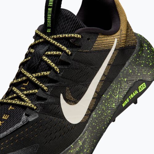 Menʼs running trainers Nike Wildhorse 10 black/peat moss/volt ice/phantom