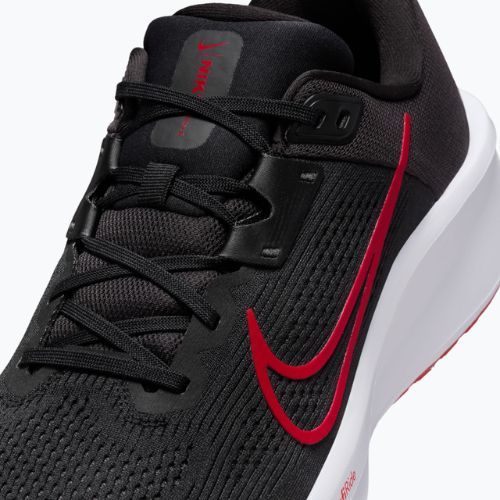 Men's running shoes Nike Quest 6 black/white/dark smoke grey/university red