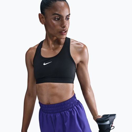 Training bra Nike Swoosh Medium Support black/white