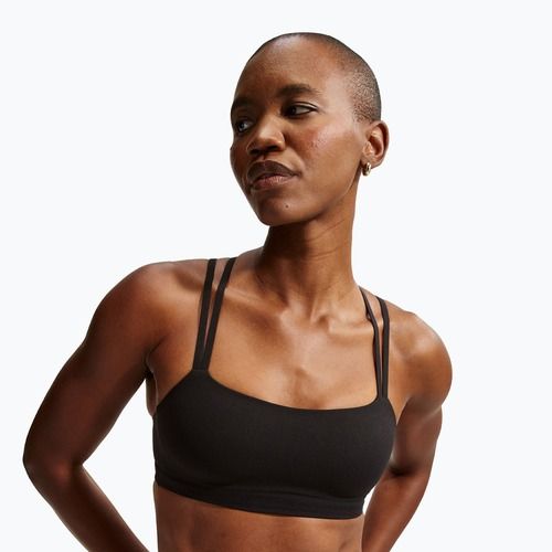 Training bra Nike Zenvy Strappy Light-Support black/cool grey