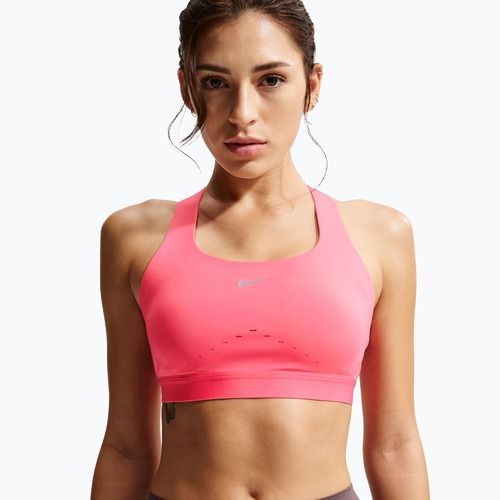 Training bra Nike Swift High-Support Lightly Lined sea coral