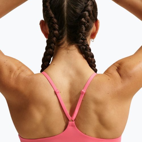 Training bra Nike Dri-Fit Indy Light Support sea coral/sea coral/white