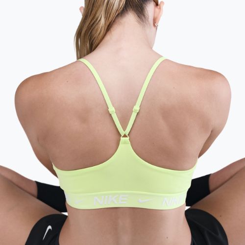 Training bra Nike Dri-Fit Indy Light Support light lemon twist/white pearl