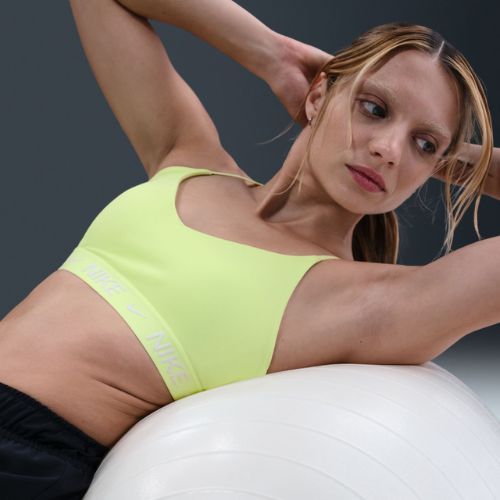Training bra Nike Dri-Fit Indy Light Support light lemon twist/white pearl