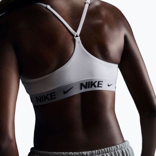 Training bra Nike Dri-Fit Indy Light Support white/black