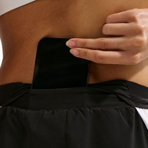 Women's running trousers Nike Tempo Swoosh Dri-Fit Mid-Rise 7/8 black/white