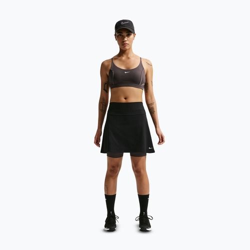 Tennis skirt Nike One Dri-Fit black/thunder grey/white