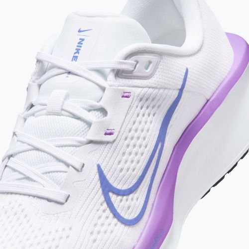 Women's running shoes Nike Quest 6 white/black/bright violet/sapphire