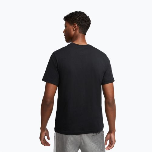 Men's T-shirt Nike Sportswear Club black/white/dark grey