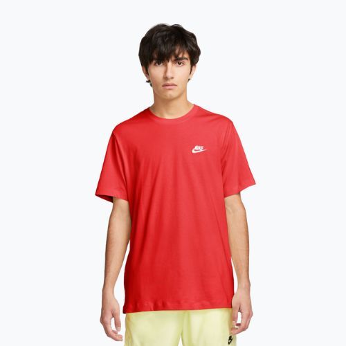 Men's T-shirt Nike Sportswear Club university red/white