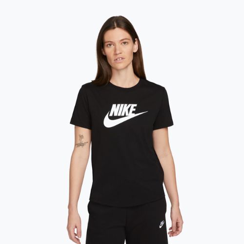 Women's T-shirt Nike Sportswear Club Essentials Logo black/white