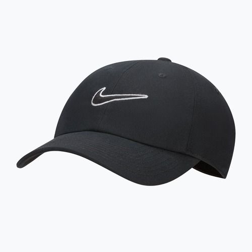 Baseball cap Nike Club Unstructured Swoosh black/black