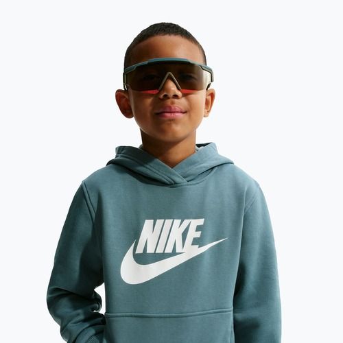 Children's sweatshirt Nike Club Fleece Hoodie mineral slate/white