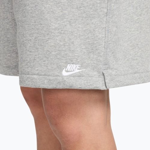 Men's shorts Nike Club French Terry Flow dark grey heather/light smoke grey/white