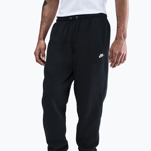 Men's trousers Nike Club Cuffed Brushed black/black/white