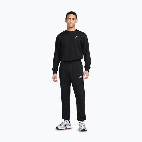Men's sweatshirt Nike Club French Terry Crew black/white