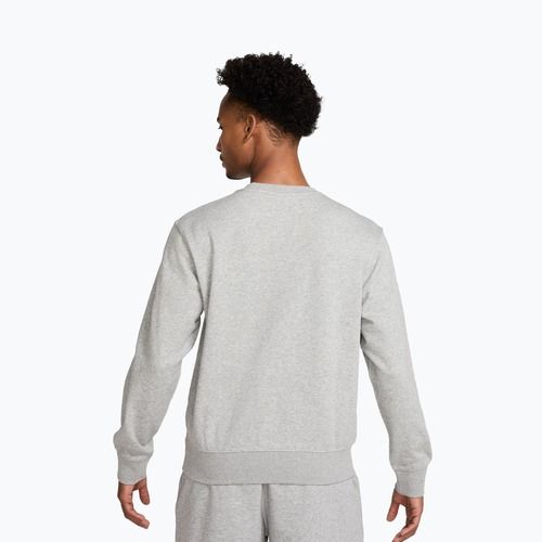 Men's sweatshirt Nike Club French Terry Crew dark grey heather/white