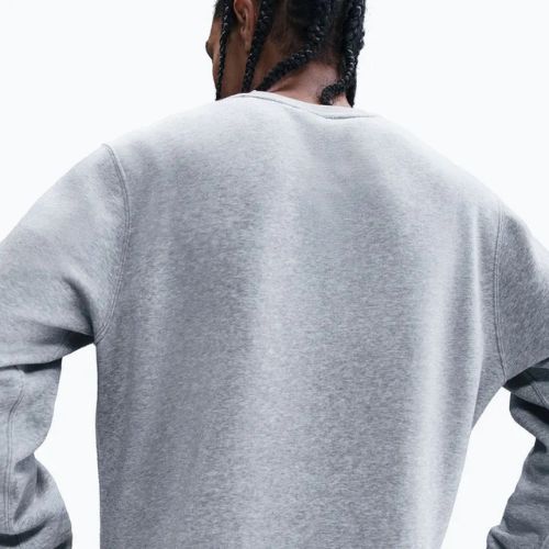 Men's sweatshirt Nike Sportswear Club Graphic Fleece Crew dark grey heather/white