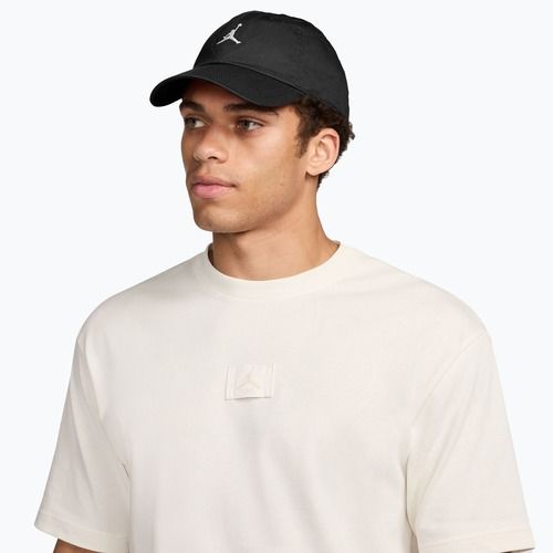 Baseball cap Jordan Club Unstructured Curved-Bill black/white