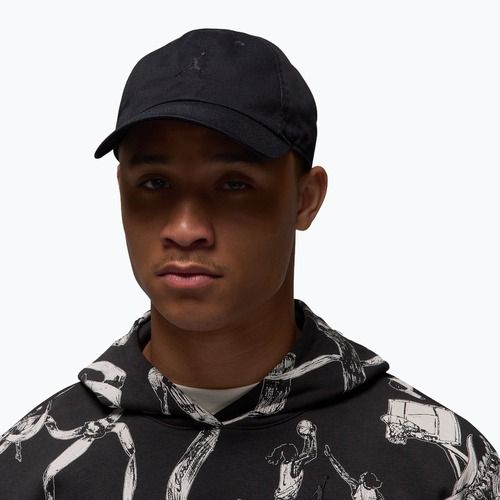 Baseball cap Jordan Club Unstructured Curved-Bill black/black