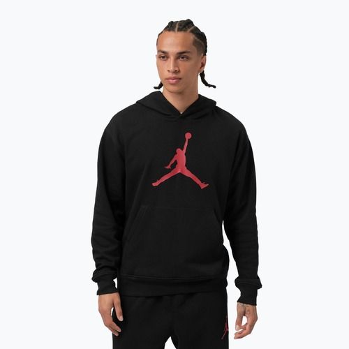 Men's sweatshirt Nike Jordan Pullover Hoodie black/gym red