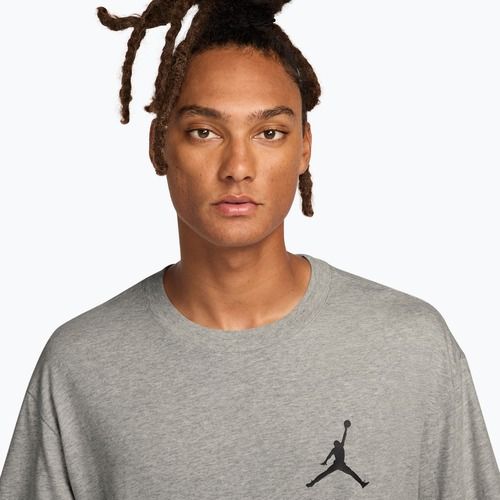Men's T-shirt Nike Jordan grey heather/black