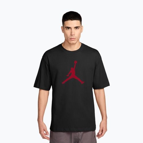 Men's T-shirt  Jordan black/gym red